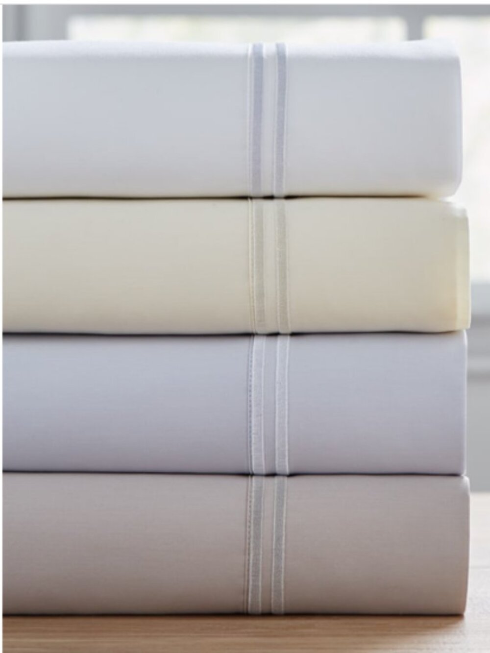 New Purecare Arbor Premium Modal Long-Staple Cotton Full Dove Gray Sheet Set